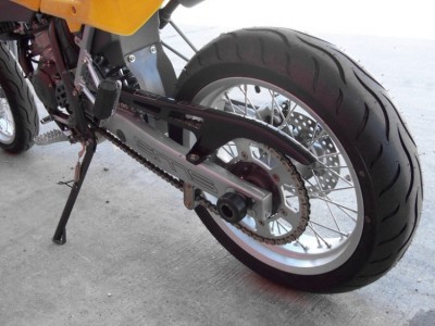 Chrániče kyvné vidlice, Husqvarna SM125, černé
